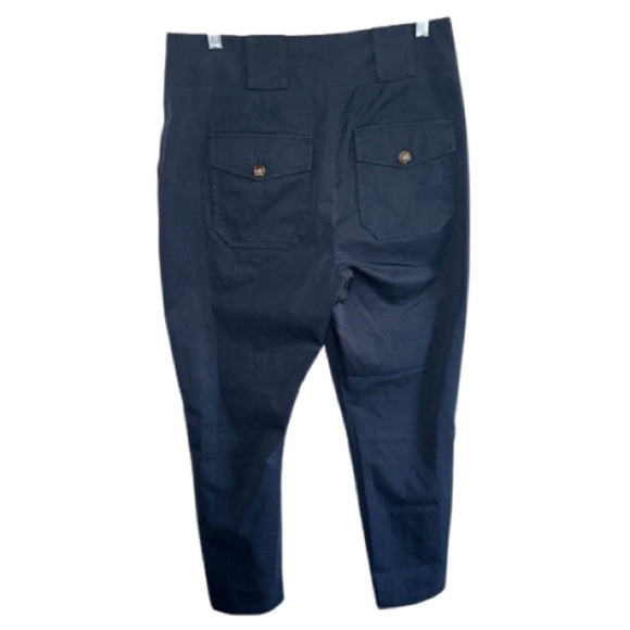 Veronica Beard Mahary Career Pants Navy 6 Office Siren Academia Preppy - Picture 4 of 15